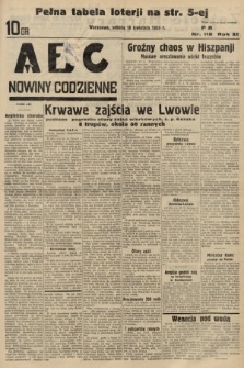 ABC : nowiny codzienne. 1936, nr 112