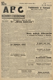 ABC : nowiny codzienne. 1936, nr 181
