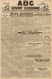 ABC : nowiny codzienne. 1936, nr 245