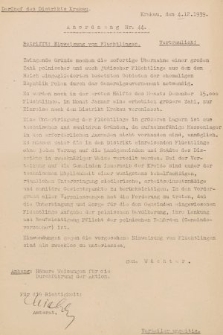 Anordnung. 1939, nr 44