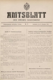 Amtsblatt des Kreises Sandomierz. 1915, nr 9