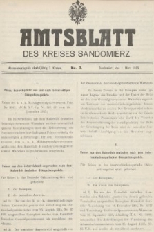 Amtsblatt des Kreises Sandomierz. 1916, nr 3