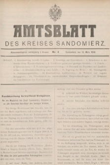 Amtsblatt des Kreises Sandomierz. 1916, nr 4