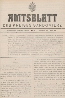 Amtsblatt des Kreises Sandomierz. 1916, nr 5