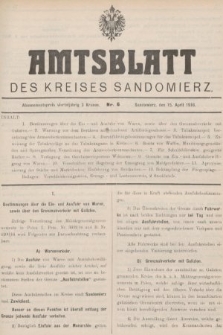 Amtsblatt des Kreises Sandomierz. 1916, nr 6