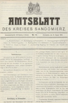 Amtsblatt des Kreises Sandomierz. 1916, nr 14