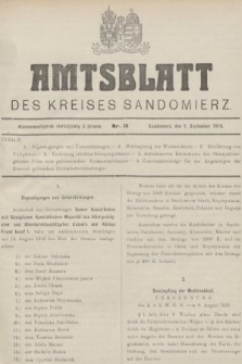 Amtsblatt des Kreises Sandomierz. 1916, nr 15