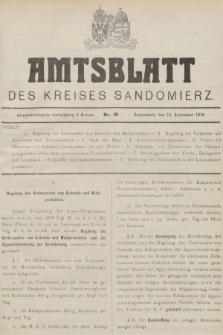 Amtsblatt des Kreises Sandomierz. 1916, nr 16