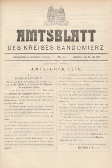 Amtsblatt des Kreises Sandomierz. 1917, nr 7