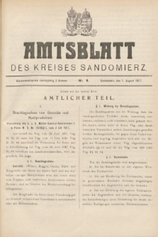 Amtsblatt des Kreises Sandomierz. 1917, nr 9