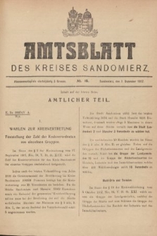 Amtsblatt des Kreises Sandomierz. 1917, nr 16