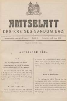 Amtsblatt des Kreises Sandomierz. 1918, nr 2