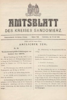Amtsblatt des Kreises Sandomierz. 1918, nr 8