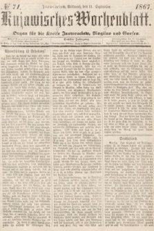 Kujawisches Wochenblatt : organ für die Kreise Inowraclaw, Mogilno und Gnesen. 1867, nr 71