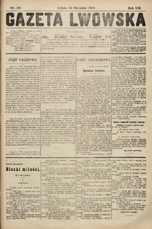 Gazeta Lwowska. 1918, nr 190
