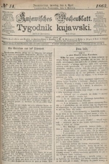 Kujawisches Wochenblatt = Tygodnik Kujawski. 1863, no. 14