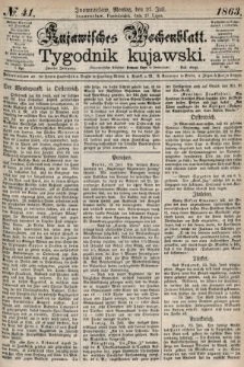 Kujawisches Wochenblatt = Tygodnik Kujawski. 1863, no. 41