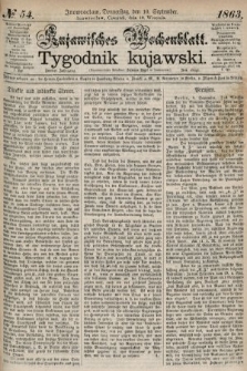 Kujawisches Wochenblatt = Tygodnik Kujawski. 1863, no. 54