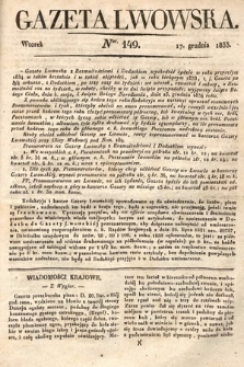 Gazeta Lwowska. 1833, nr 149