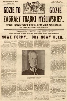 Gdzie to Gdzie Zagrały Trąbki Myśliwskie?.. : Organ Towarzystwa Łowieckiego Ziem Wschodnich : bezpłatny dodatek. 1937, nr 6