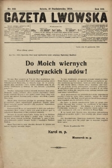 Gazeta Lwowska. 1918, nr 238