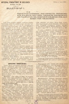 Biuletyn. 1939, nr 1