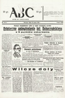 ABC : nowiny codzienne. 1938, nr 179 A