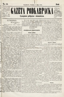 Gazeta Podkarpacka : czasopismo polityczne i ekonomiczne. 1875, nr 11