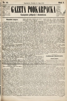 Gazeta Podkarpacka : czasopismo polityczne i ekonomiczne. 1875, nr 15