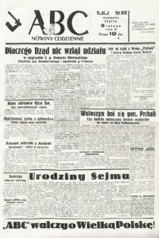 ABC : nowiny codzienne. 1939, nr 41 A