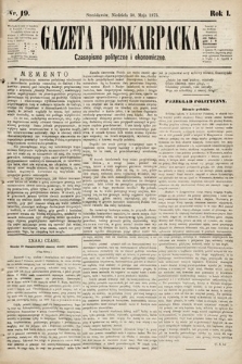 Gazeta Podkarpacka : czasopismo polityczne i ekonomiczne. 1875, nr 19