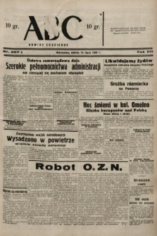 ABC : nowiny codzienne. 1938, nr 207 A