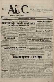 ABC : nowiny codzienne. 1938, nr 209 A