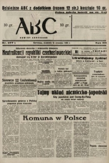ABC : nowiny codzienne. 1938, nr 277 A