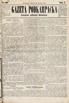Gazeta Podkarpacka : czasopismo polityczne i ekonomiczne. 1875, nr 54