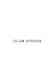 Julian Apostata