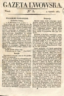 Gazeta Lwowska. 1834, nr 3