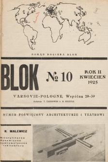 Blok. R. 2, 1925, nr 10