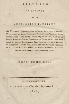 Histoire du royaume de la Chersonese Taurique