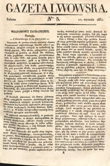 Gazeta Lwowska. 1834, nr 5