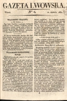 Gazeta Lwowska. 1834, nr 6