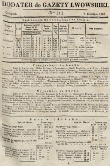 Gazeta Lwowska. 1842, nr 41