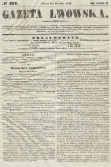 Gazeta Lwowska. 1857, nr 292