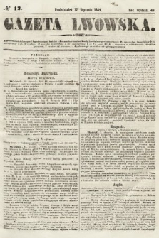 Gazeta Lwowska. 1859, nr 12