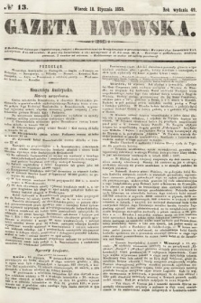 Gazeta Lwowska. 1859, nr 13