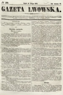 Gazeta Lwowska. 1859, nr 39