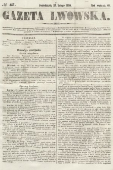 Gazeta Lwowska. 1859, nr 47