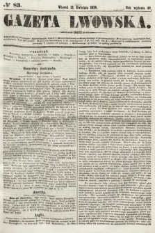 Gazeta Lwowska. 1859, nr 83