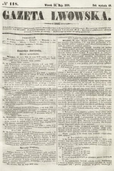 Gazeta Lwowska. 1859, nr 118