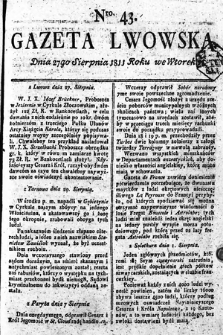 Gazeta Lwowska. 1811, nr 43